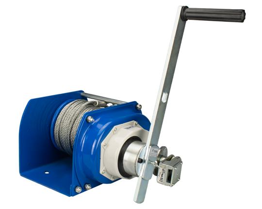 Лебедка ручная CHW-3.0, г/п 3200 кг, канат 40 м